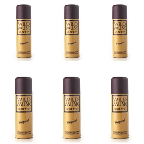 Wild Musk Desodorante Spray 90ml (Kit C/06) Menor preço em Wild Musk Desodorante Spray 90ml (Kit C/06)