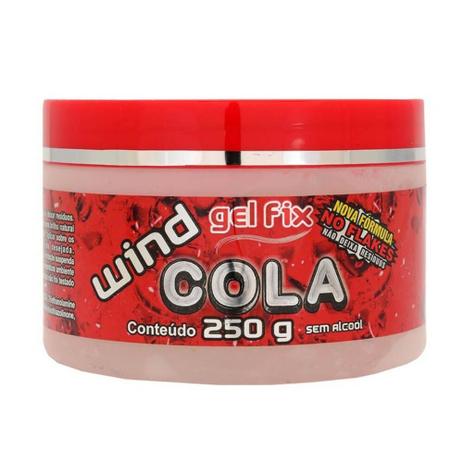 Wind Fix Gel Cola Incolor 250g Menor preço em Wind Fix Gel Cola Incolor 250g