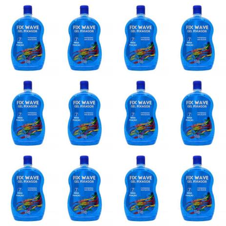 Wind Fix Gel Fix Wave Azul 1kg (Kit C/12) Menor preço em Wind Fix Gel Fix Wave Azul 1kg (Kit C/12)