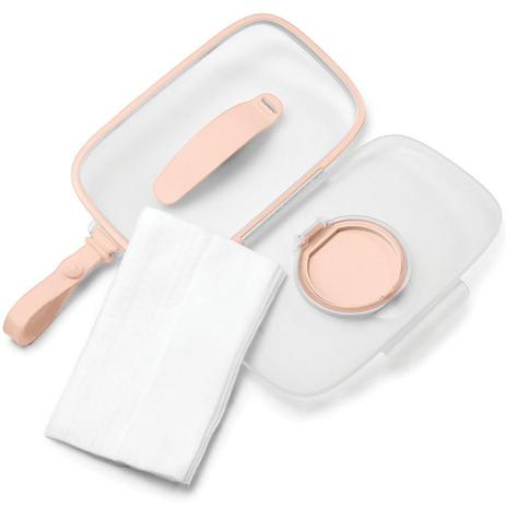 Wipes Case (On The Go) - Blush - porta lenço umedecido Skip Hop Menor preço em Wipes Case (On The Go) - Blush - porta lenço umedecido Skip Hop