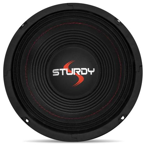 Menor preço em Woofer Sturdy 8” 300W RMS 4 Ohms 90,2dB Bobina Simples Médio Grave S868P
