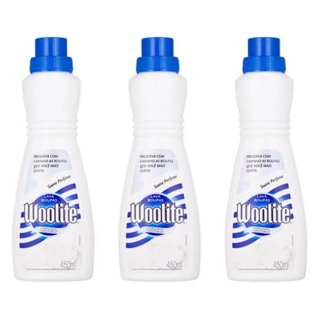 Woolite Coco Lava Roupas 450ml (Kit C/03) Menor preço em Woolite Coco Lava Roupas 450ml (Kit C/03)