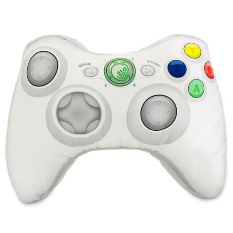 X-Pillow Box 360: Almofada Gamer Inspirada no Controle de Video Game Xbox 360 Branco - Camaleão preto Menor preço em X-Pillow Box 360: Almofada Gamer Inspirada no Controle de Video Game Xbox 360 Branco - Camaleão preto