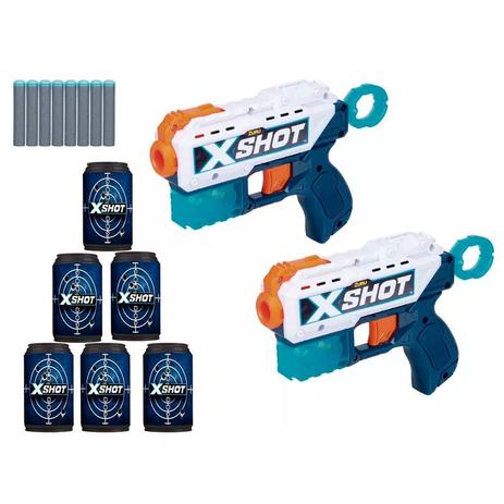 X Shot Double Lançador Recoil 2x Pulse - Candide Menor preço em X Shot Double Lançador Recoil 2x Pulse - Candide