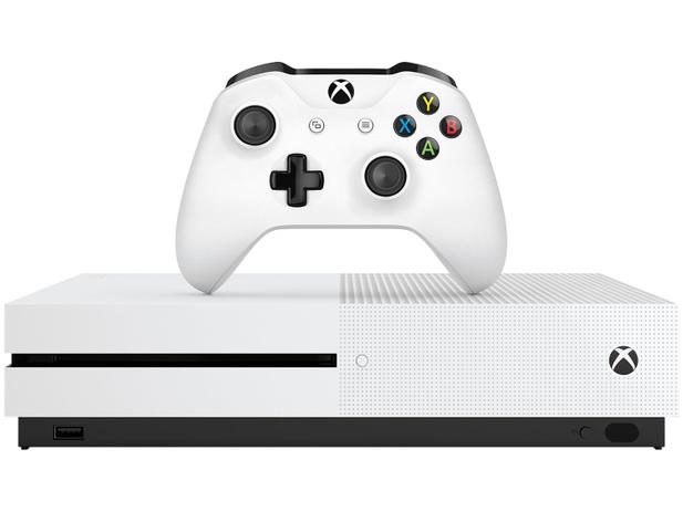 Xbox One S 1TB 1 Controle Microsoft com 1 Jogo - 1 Mês de Xbox Live Gold