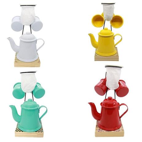 Xícara Café Goumert, Suporte, Coador, Caneca 80ml, Bule 270ml - Cocaplas Menor preço em Xícara Café Goumert, Suporte, Coador, Caneca 80ml, Bule 270ml - Cocaplas