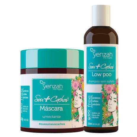 Yenzah Sou + Cachos Kit - Shampoo + Máscara Menor preço em Yenzah Sou + Cachos Kit - Shampoo + Máscara