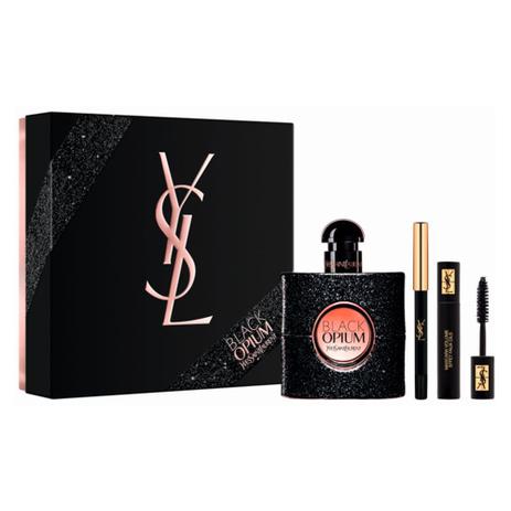 Yves Saint Laurent Black Opium Kit - Perfume Feminino EDP + Máscara de cílios + Lápis de olho Menor preço em Yves Saint Laurent Black Opium Kit - Perfume Feminino EDP + Máscara de cílios + Lápis de olho