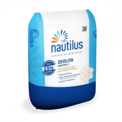 Zeolita Mineral 25 Kg para Filtracao em Filtros de Agua de Piscina Nautilus Menor preço em Zeolita Mineral 25 Kg para Filtracao em Filtros de Agua de Piscina Nautilus