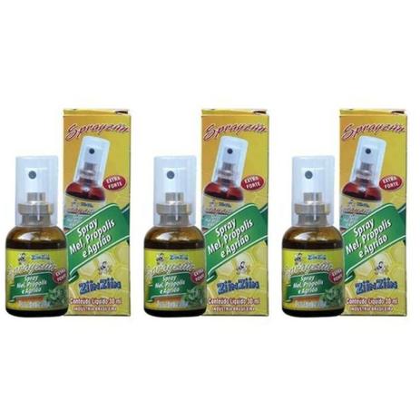 Ziin Ziin Spray Bucal Agrião C/ Própolis (Kit C/03) Menor preço em Ziin Ziin Spray Bucal Agrião C/ Própolis (Kit C/03)