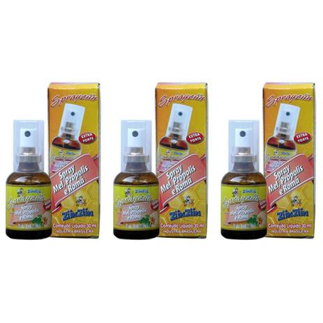 Ziin Ziin Spray Bucal Romã C/ Própolis 30ml (Kit C/03) Menor preço em Ziin Ziin Spray Bucal Romã C/ Própolis 30ml (Kit C/03)