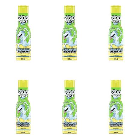 Zoopers Kids Condicionador Todos Tipos De Cabelos 500ml (Kit C/06) Menor preço em Zoopers Kids Condicionador Todos Tipos De Cabelos 500ml (Kit C/06)
