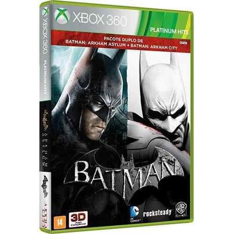 Jogo Batman Arkham Asylum e Arkham City - Xbox 360 - Warner Bros Interactive Entertainment