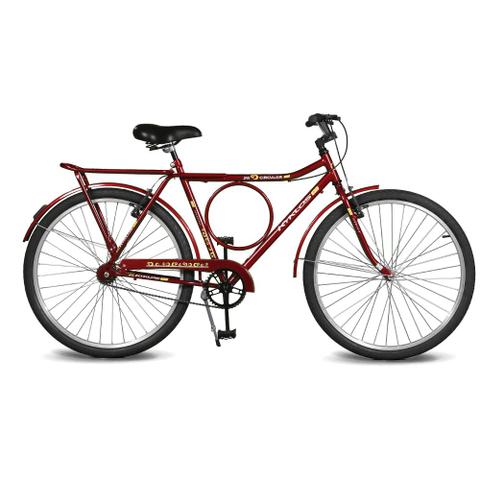 Bicicleta Kyklos Circular 5.7 Aro 26 Rígida 1 Marcha - Vermelho