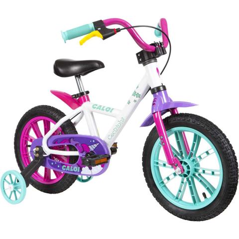 Bicicleta Caloi Cecizinha Disc M Aro 14 Rígida 1 Marcha - Branco
