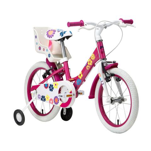 Bicicleta Groove My Bike Aro 16 Rígida 1 Marcha - Branco/rosa