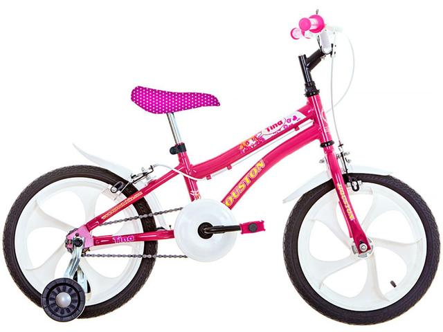 Bicicleta Houston Tina Aro 16 Rígida 1 Marcha - Rosa