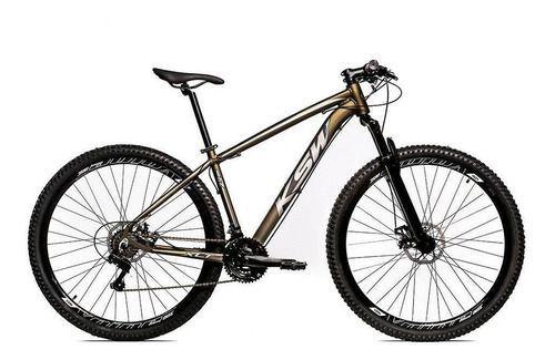 Bicicleta Ksw Xlt Disc M T21 Aro 29 Susp. Dianteira 24 Marchas - Prata/preto