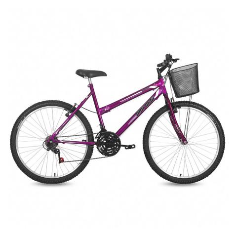 Bicicleta Mormaii Big Rider Aro 26 Rígida 18 Marchas - Violeta