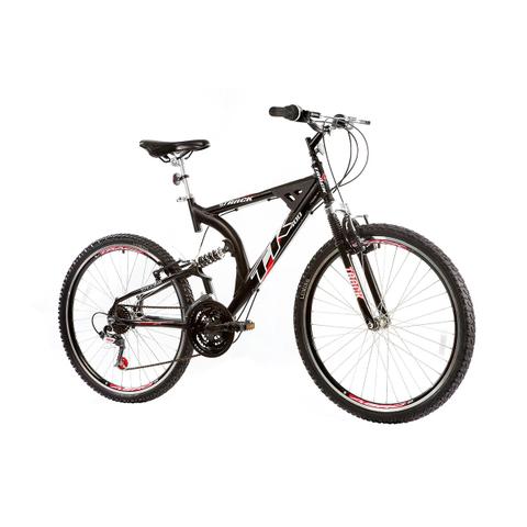 Bicicleta Track&bikes Xk400 Aro 26 Full Suspensão 21 Marchas - Preto