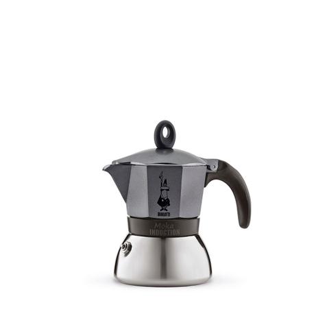 Cafeteira Italiana Bialetti Moka Induction Cinza - 10010309