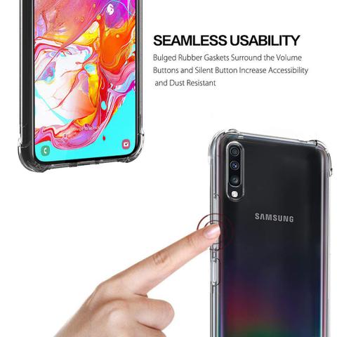 Imagem de Capa Anti Impactos Antiqueda Samsung Galaxy A70 + Película Nano Gel Blindada