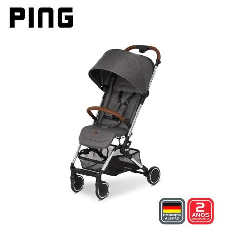 Carrinho de Bebe Abc Design Ping Diamante Asphalt Cinza