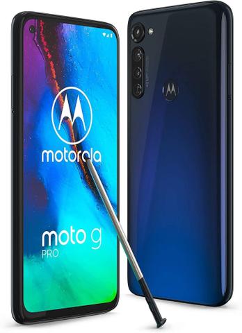 Celular Smartphone Motorola Moto G Pro Xt2043 128gb Azul - Dual Chip