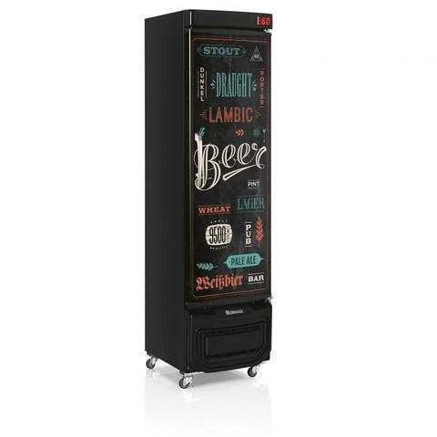 Geladeira/refrigerador 230 Litros 1 Portas Adesivado Beer Styles - Gelopar - 110v