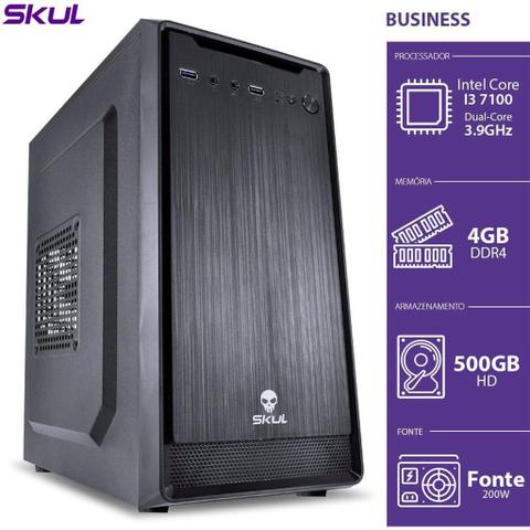 Desktop Skul Business B300 B71005004 I3-7100 3.90ghz 4gb 500gb Intel Hd Graphics Linux Sem Monitor