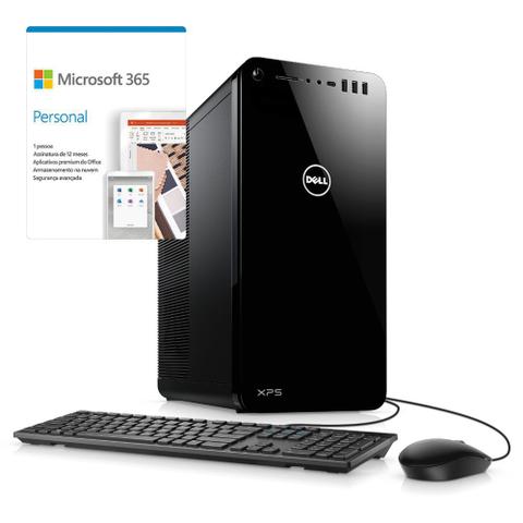 Desktop Dell Xps Xps-8930-a38 I7-9700 3.0ghz 16gb 1tb Geforce Gtx 1060ti Windows 10 Pro Sem Monitor
