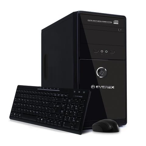 Desktop Everex Computer Evrc21dkl Celeron J1800 2.41ghz 8gb 1tb Intel Hd Graphics Linux Sem Monitor