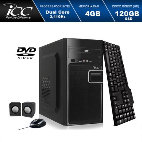 Desktop Icc Iv1846c Celeron J1800 2.41ghz 4gb 120gb Intel Hd Graphics Linux Sem Monitor