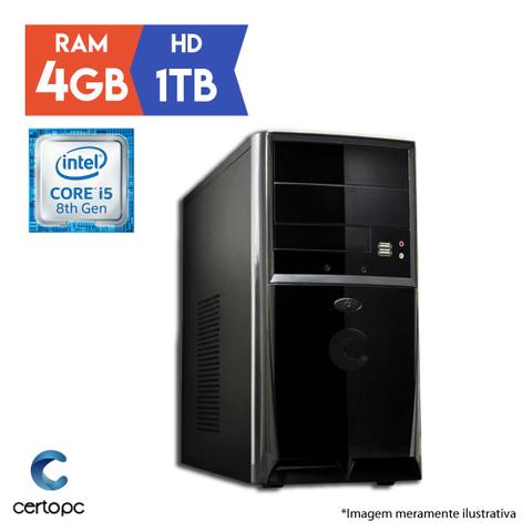 Desktop Certo Pc Select Select 1001 I5-8400 2.80ghz 4gb 1tb Intel Hd Graphics Linux Sem Monitor