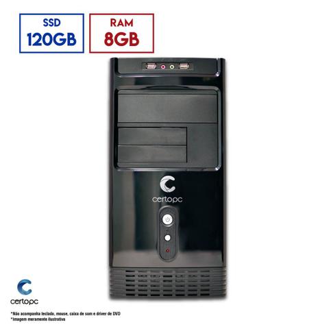 Desktop Certo Pc Mid1022 Pentium G5400 3.70ghz 4gb 120gb Intel Hd Graphics Linux Sem Monitor