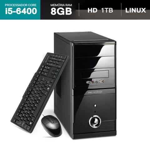 Desktop Neologic Nli66765 I5-6400 2.70ghz 8gb 1tb Intel Hd Graphics Linux Sem Monitor