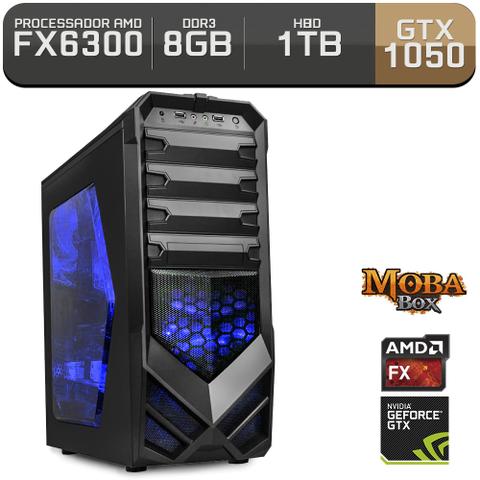 Desktop Neologic Moba Box Nli67090 Amd Fx-6300 3.50ghz 8gb 1tb Geforce Gtx 1050 Windows 10 Pro Sem Monitor