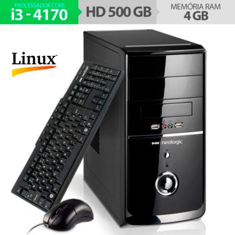 Desktop Neologic Nli48646 I3-4170 3.70ghz 4gb 500gb Intel Hd Graphics 4400 Linux Sem Monitor