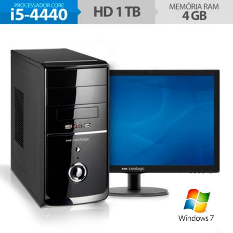 Desktop Neologic Nli48170 I5-4440 3.10ghz 4gb 1tb Intel Hd Graphics 4600 Windows 7 21,5" Com Monitor
