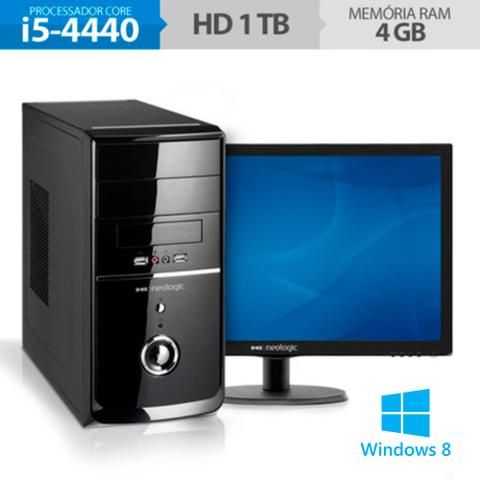 Desktop Neologic Nli48180 I5-4440 3.10ghz 4gb 1tb Intel Hd Graphics 4600 Windows 8 21,5" Com Monitor