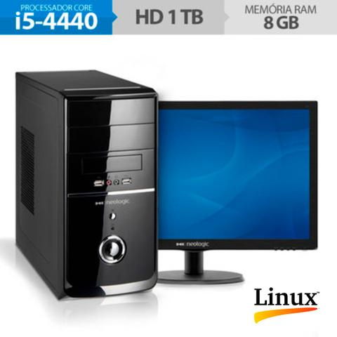 Desktop Neologic Nli48159 I5-4440 3.10ghz 8gb 1tb Intel Hd Graphics Linux 21,5" Com Monitor
