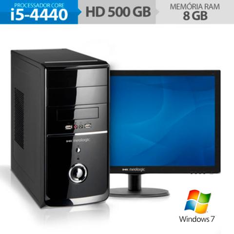 Desktop Neologic Nli48172 I5-4440 3.10ghz 8gb 500gb Intel Hd Graphics 4600 Windows 7 21,5" Com Monitor