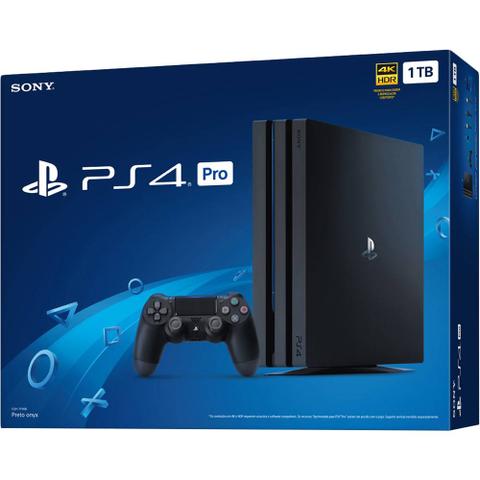 Console Playstation 4 Pro 1tb + 5 Jogos Diversos