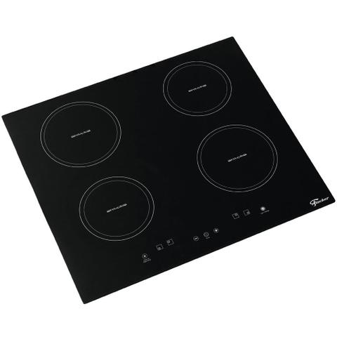 Cooktop 4 Bocas Fischer Preto - Elétrico 220v - 14016-15916 Cooktop 4 Bocas Fischer Preto - Elétrico 220v - 14016-15916