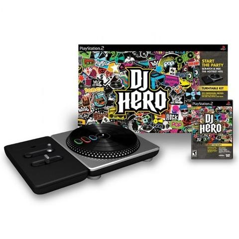 Jogo Dj Hero C/ Toca-disco - Playstation 2 - Activision