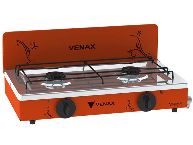 Fogão 2 Bocas Venax Flamalar Vetrô Vermelho - Fmv200 Fogão 2 Bocas Venax Flamalar Vetrô Vermelho - Fmv200