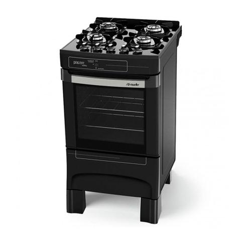 Fogão 4 Bocas Mueller Piacere Vetro Preto Mesa em Vidro – Bivolt – 601217001