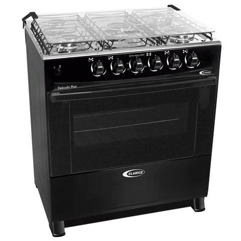 Fogão 5 Bocas Clarice Delicato Plus Preto – Bivolt