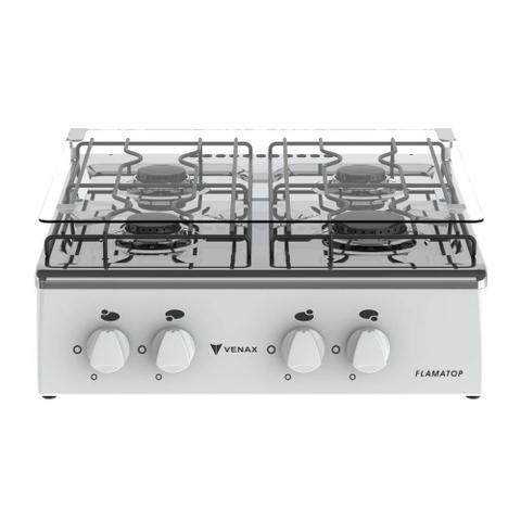 Fogão 4 Bocas Venax Flamatop Branco - Bivolt - 7527 Fogão 4 Bocas Venax Flamatop Branco - Bivolt - 7527
