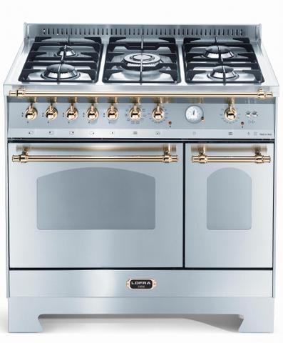 Fogão 5 Bocas Lofra Dolcevita Vintage Inox - 220v - Rsd96mfte/ci